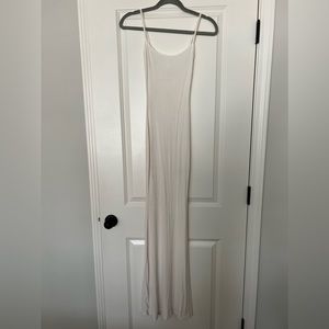 SKIMS Soft Lounge Slip Dress-Marble